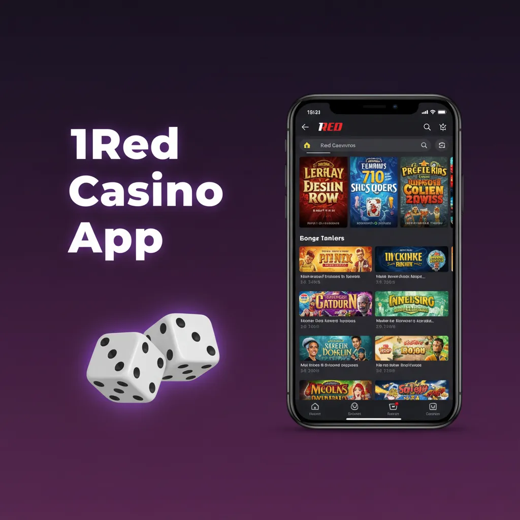 1Red Casino App: Slots, Live-Dealer Roulette, Blackjack, Baccarat; schneller Wechsel zwischen Sport und Casino