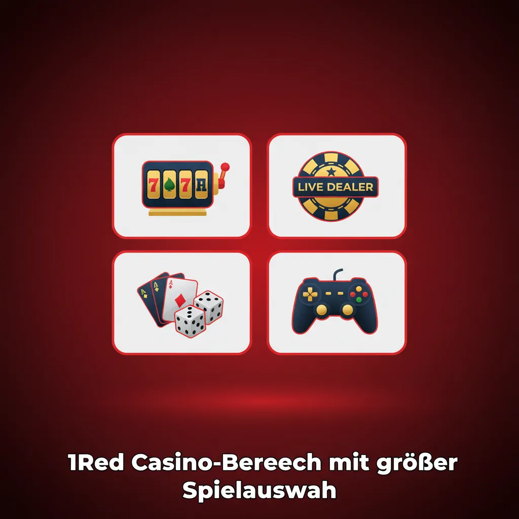 1Red Casino-Lobby: große Spielauswahl mit Kategorien und Filtern. Slots, Jackpots, Tischspiele, Crash, Instant, Megaways.