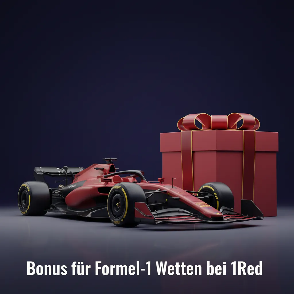 1Red Bonus für Formel‑1 Wetten: Willkommensbonus mit Mindestquote, Umsatz, Fristen; Aktivierung an der Kasse, AGB gelten.
