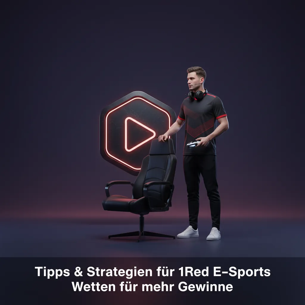 Infografik: Tipps für 1Red E‑Sports-Wetten – Bankroll 1–3%, Recherche, Quotenvergleich, Livewetten, Daten, ROI.