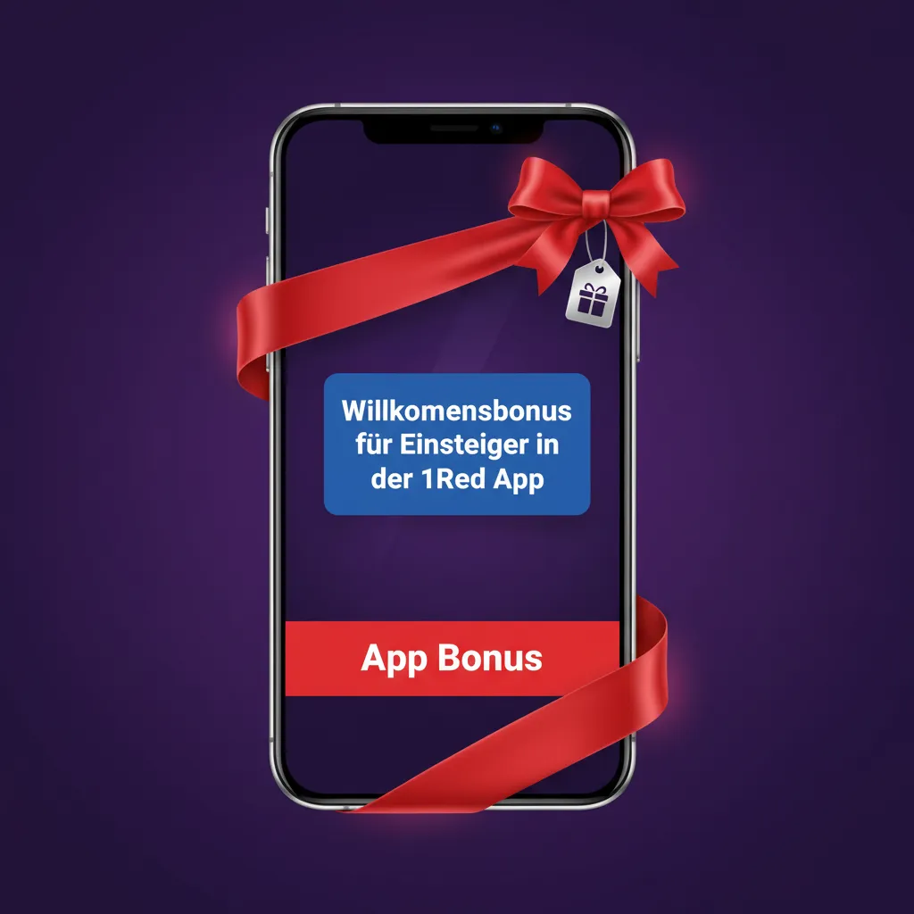 1Red App Willkommensbonus: Sport 50% Freebet bis 100 €, Casino 100% bis 100 € + 100 Freispiele; Mindesteinzahlung 20 €