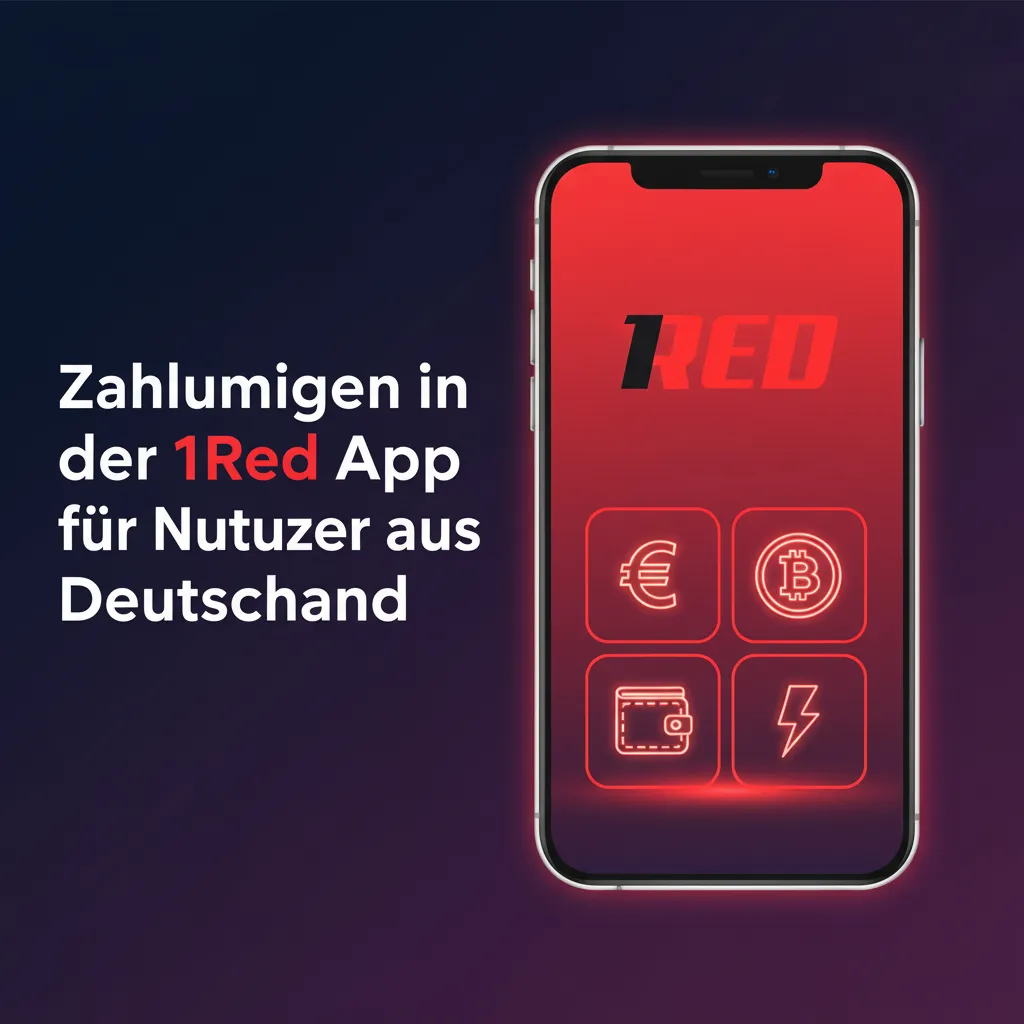 1Red App: Zahlungsoptionen in Deutschland: Visa, Mastercard, Maestro, Skrill, Neteller, ecoPayz, Online-Banking.