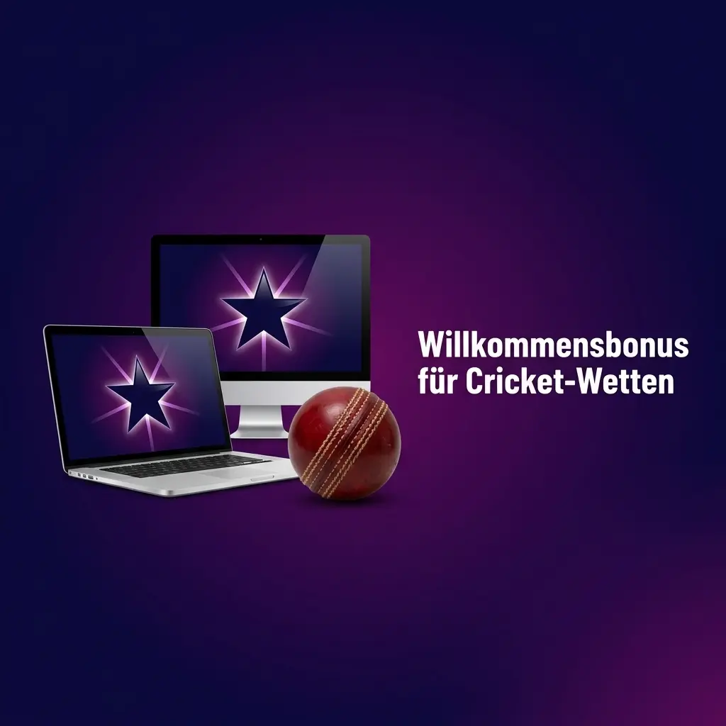 1Red Willkommensbonus: 50% auf erste Einzahlung bis 100 EUR plus Freebet für Cricket-Wetten