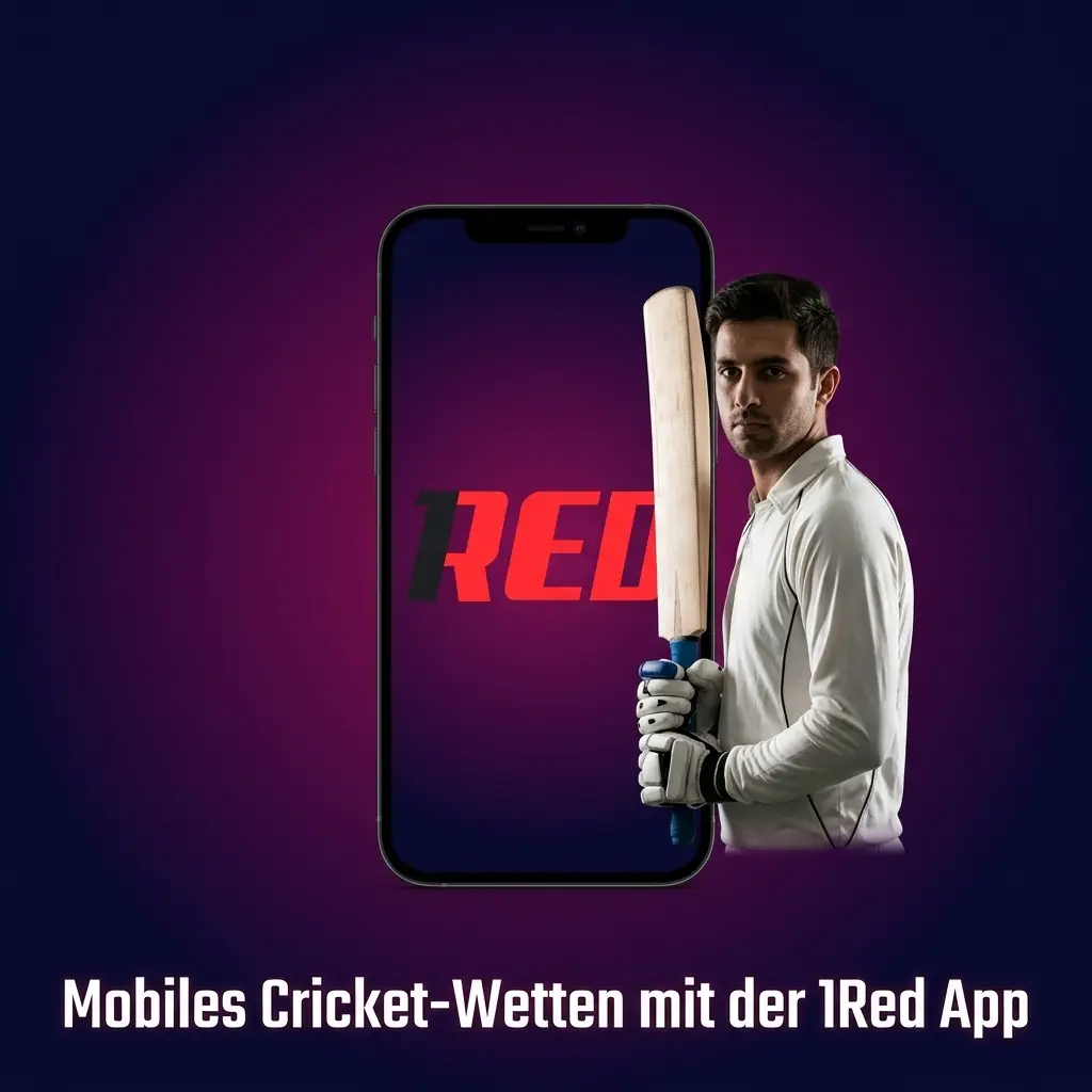 1Red PWA für mobiles Cricket-Wetten auf Android und iOS ohne App Store Download verfügbar
