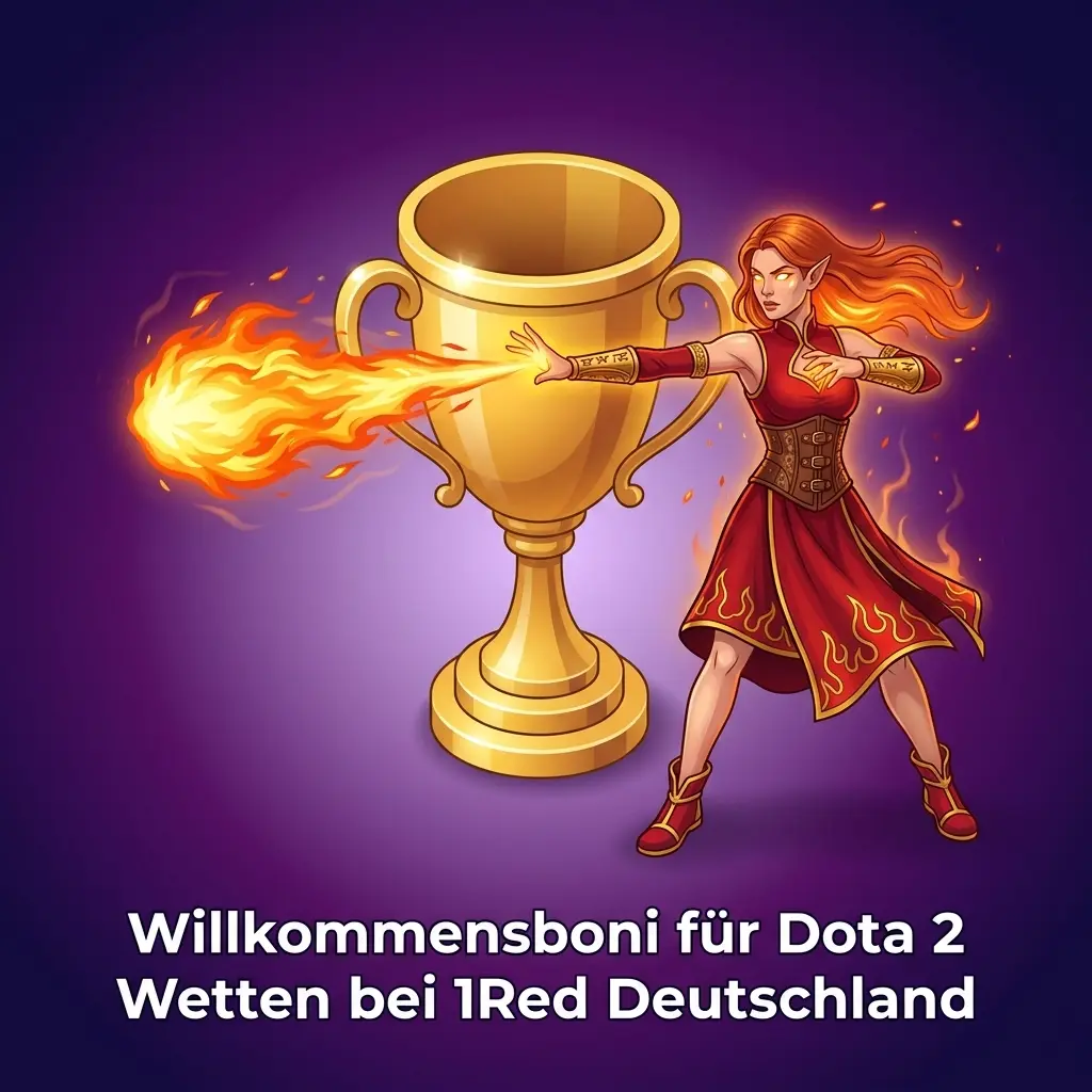 1Red Willkommensbonus für Dota 2 Wetten: 50% auf erste Einzahlung bis 100 EUR
