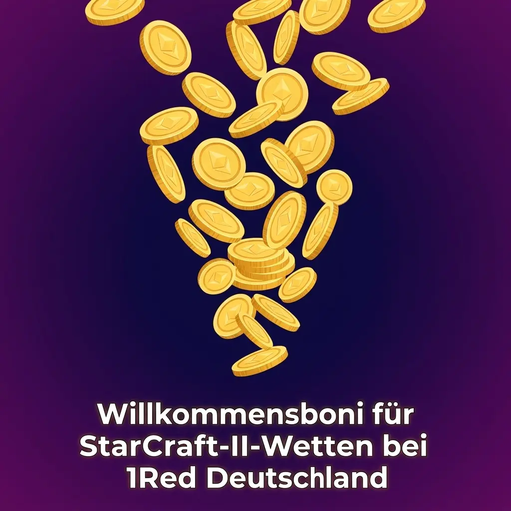 1Red Willkommensbonus: 50% auf erste Einzahlung bis 100 EUR als Freiwette für StarCraft-II-Wetten